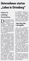 Ankündigung im <br />Wochenblatt<br />v. 18.12.2013